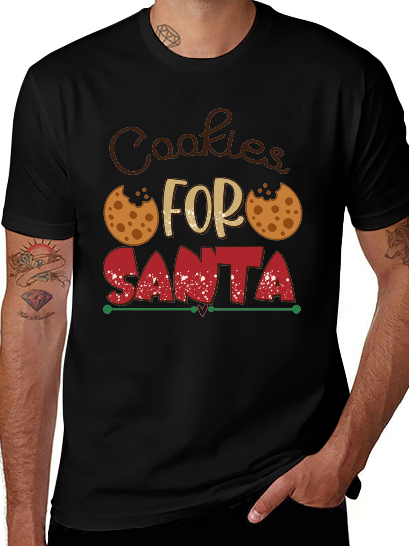 Cookies for Santa T-Shirt - Holiday Festive Wear