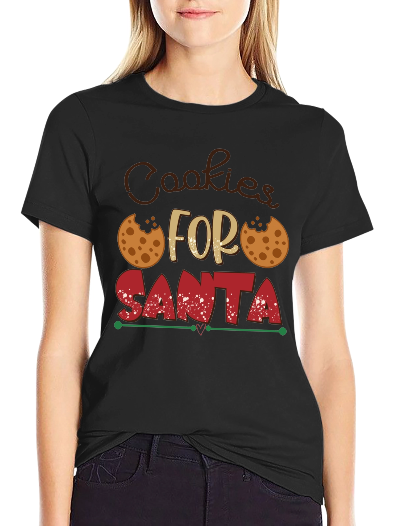 Cookies for Santa T-Shirt - Holiday Festive Wear