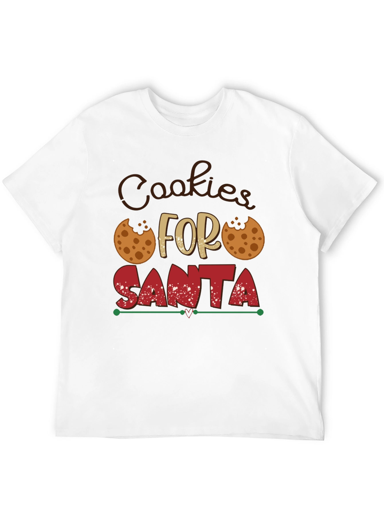 Cookies for Santa T-Shirt - Holiday Festive Wear