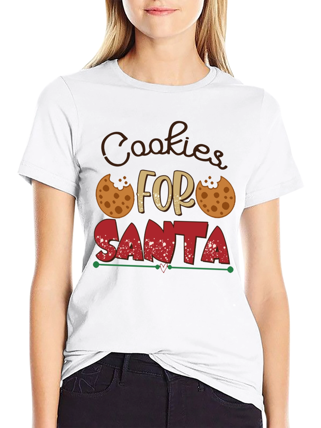 Cookies for Santa T-Shirt - Holiday Festive Wear