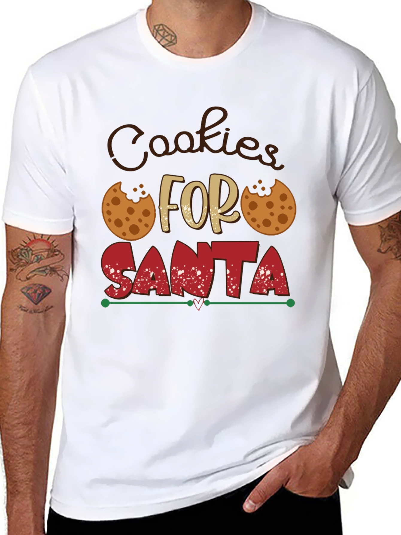 Cookies for Santa T-Shirt - Holiday Festive Wear