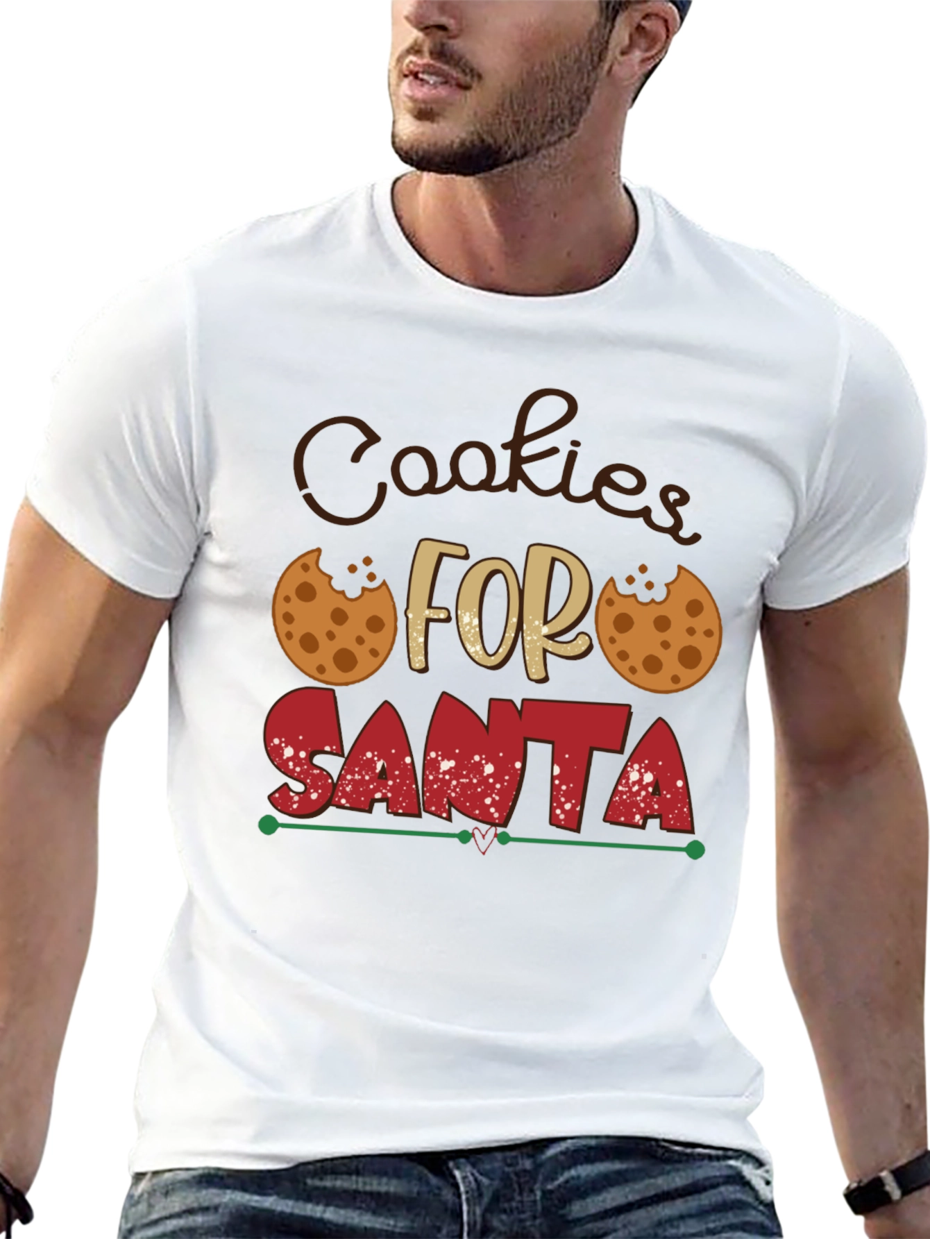 Cookies for Santa T-Shirt - Holiday Festive Wear