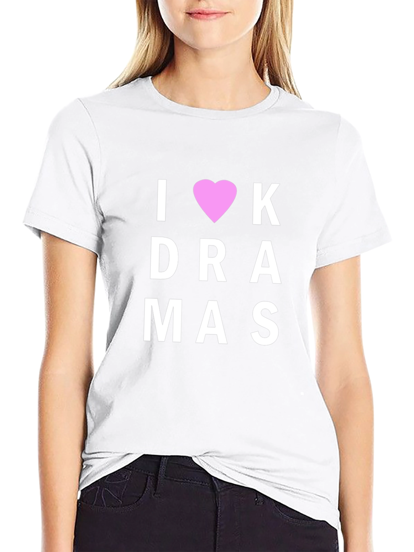 I Heart K-Dramas Black T-Shirt