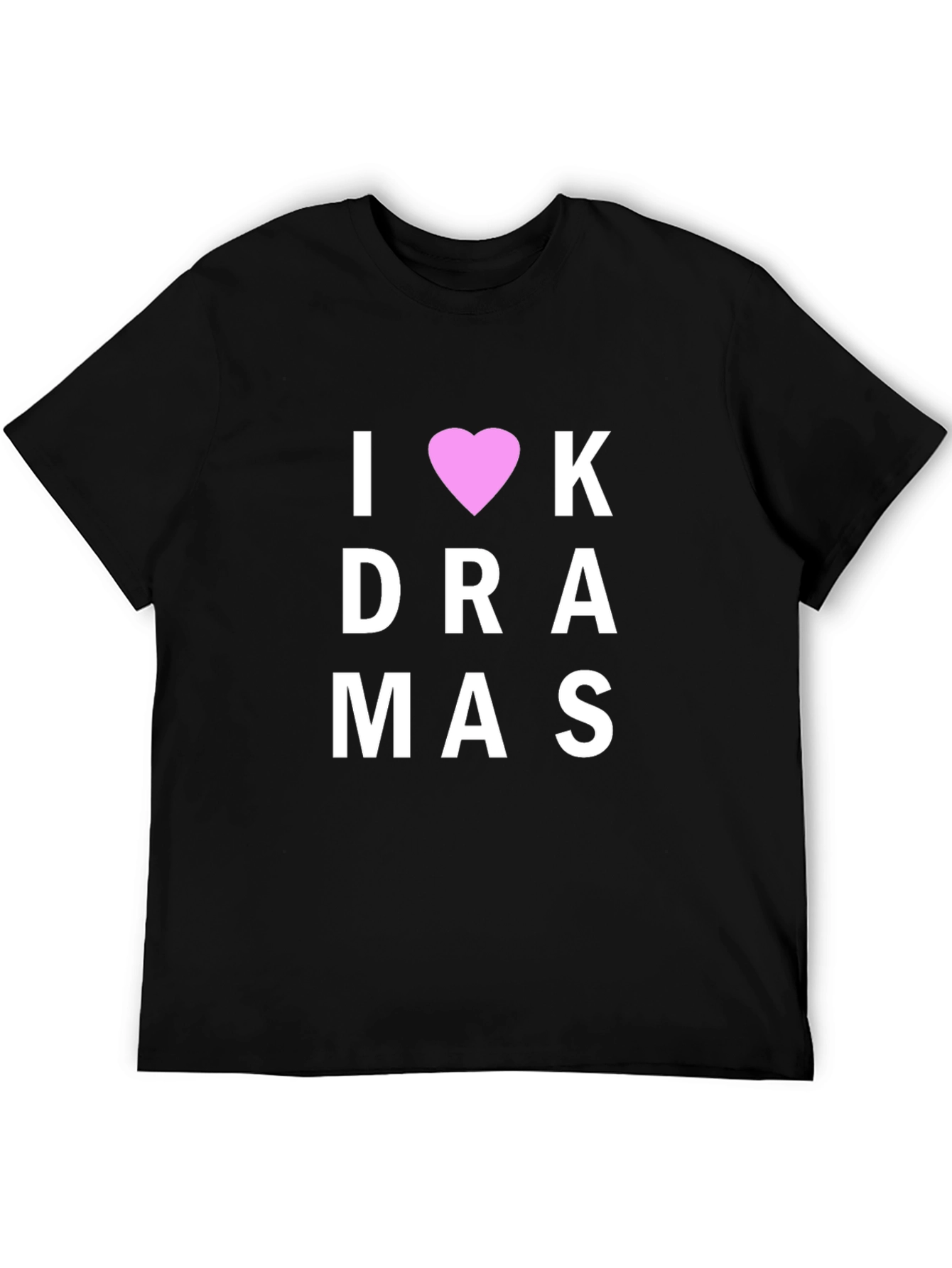 I Heart K-Dramas Black T-Shirt