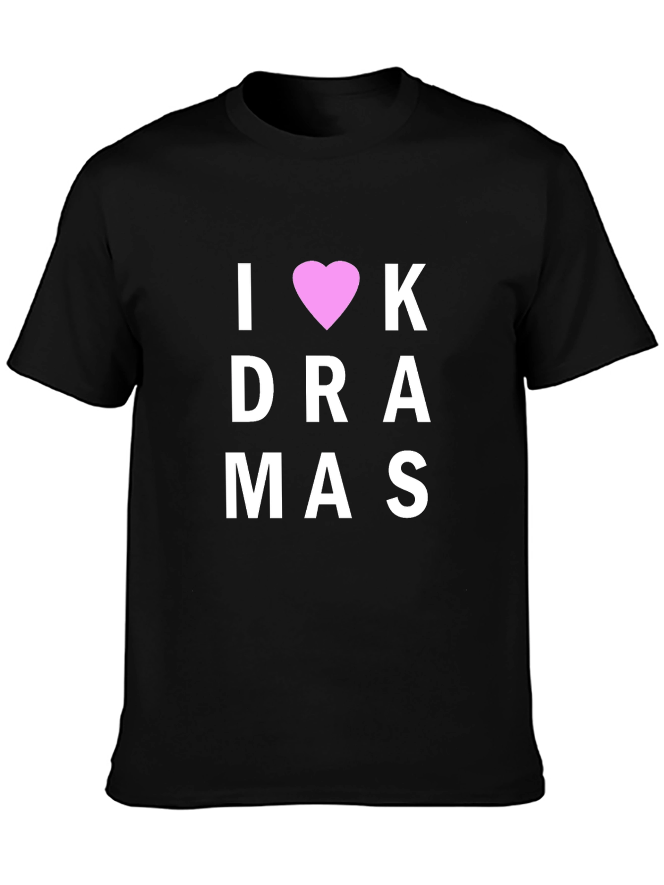 I Heart K-Dramas Black T-Shirt