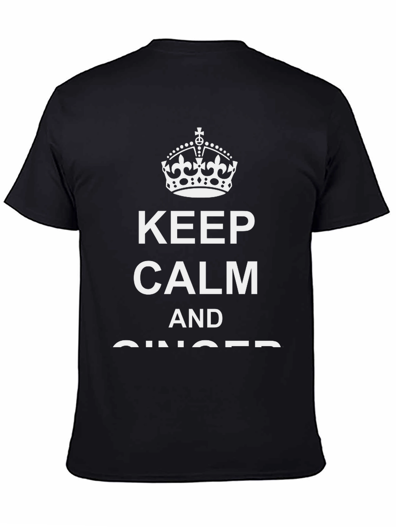 Keep Calm and [Text] Graphic T-Shirt
