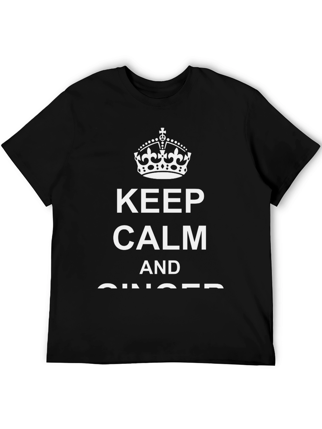 Keep Calm and [Text] Graphic T-Shirt
