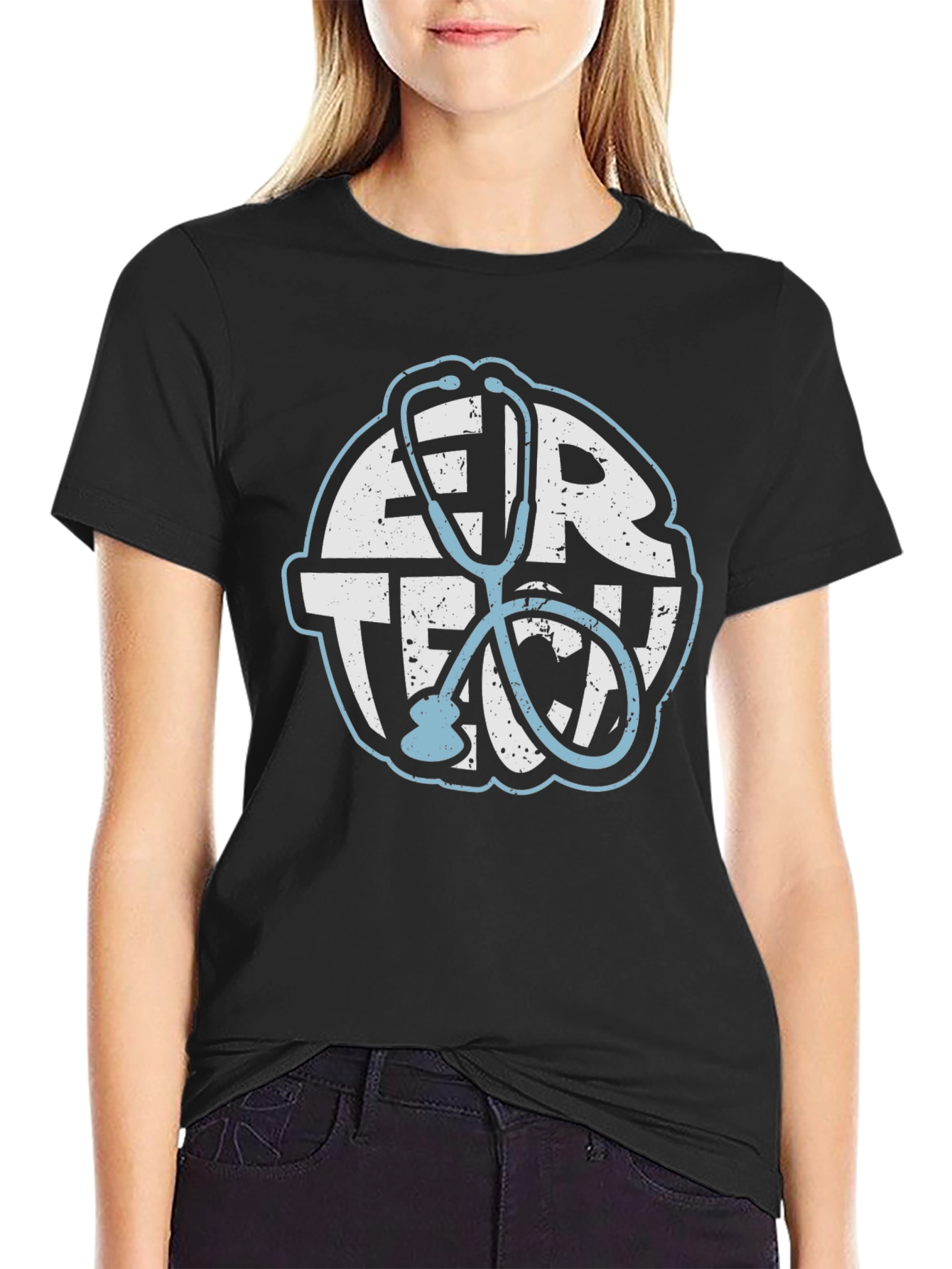 ER Tech Stethoscope Graphic T-Shirt