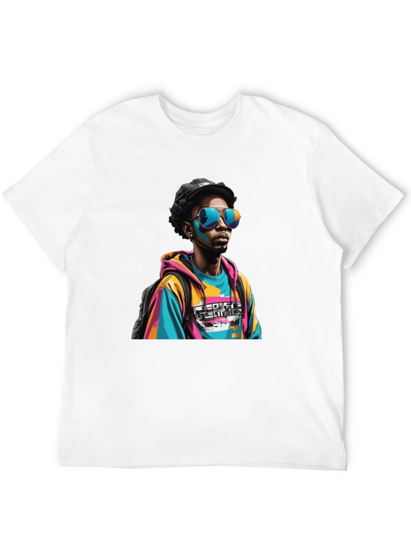 Vibrant Graphic Tee - Urban Style