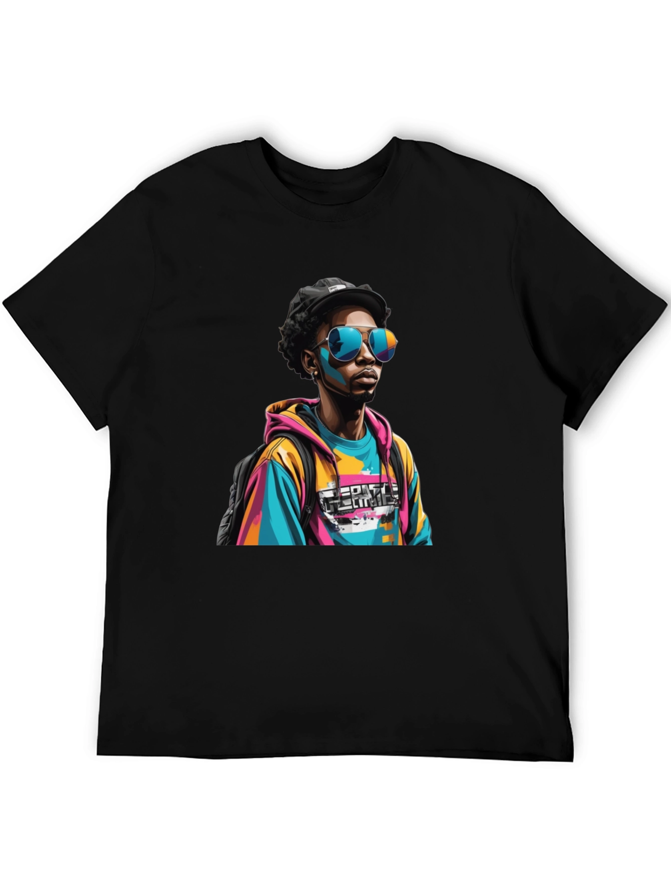 Vibrant Graphic Tee - Urban Style