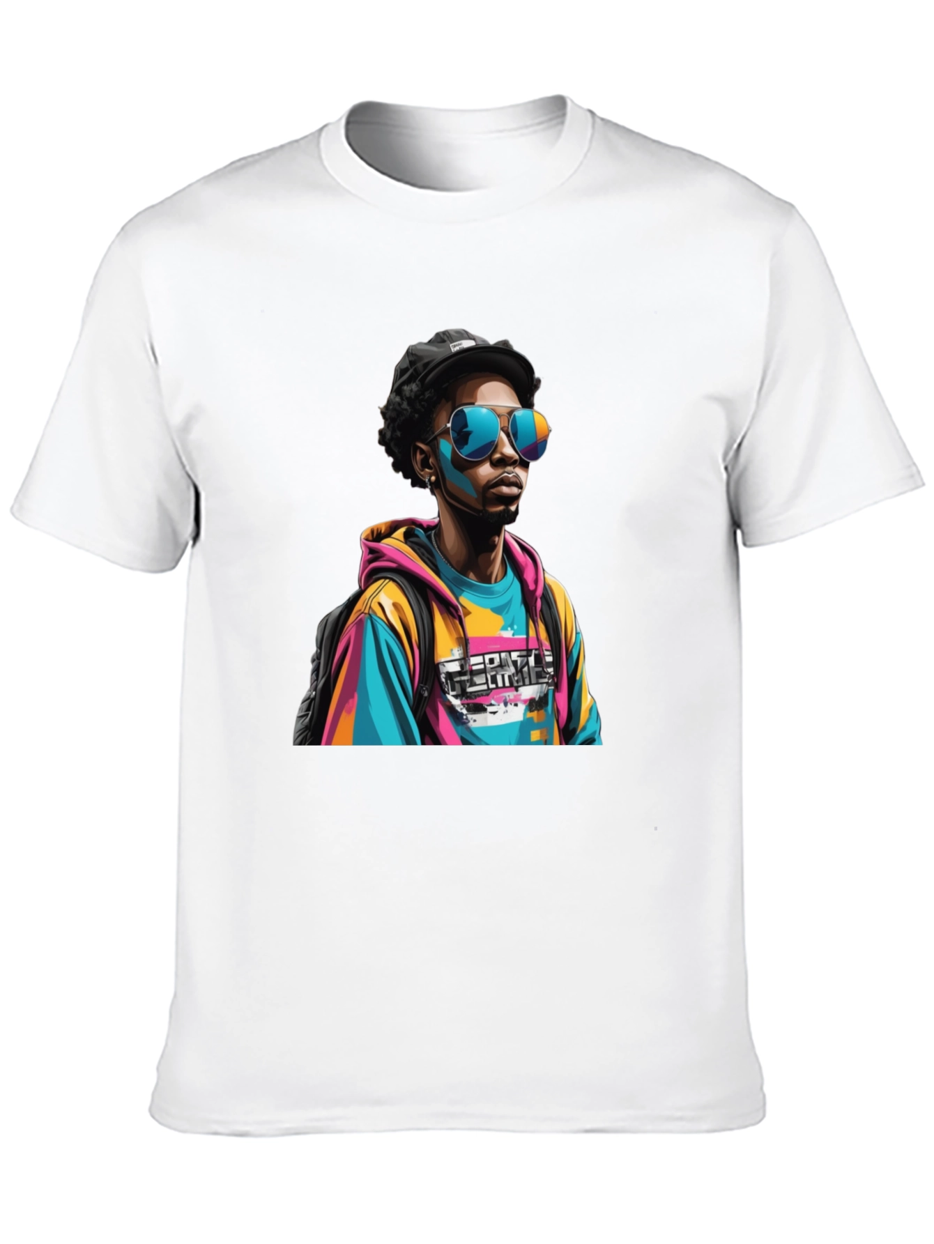 Vibrant Graphic Tee - Urban Style