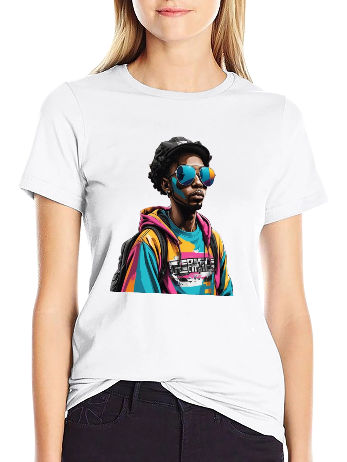 Vibrant Graphic Tee - Urban Style