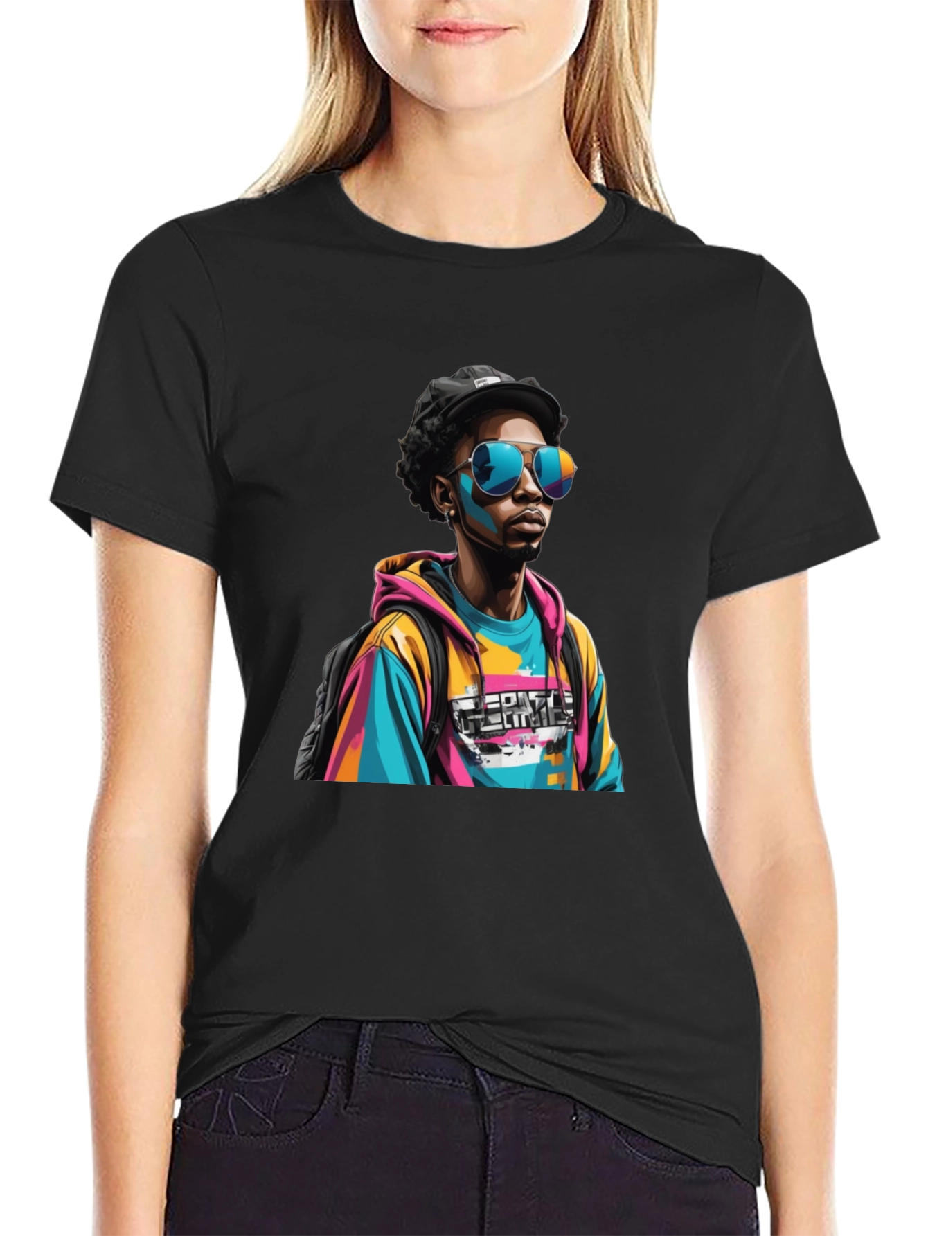 Vibrant Graphic Tee - Urban Style