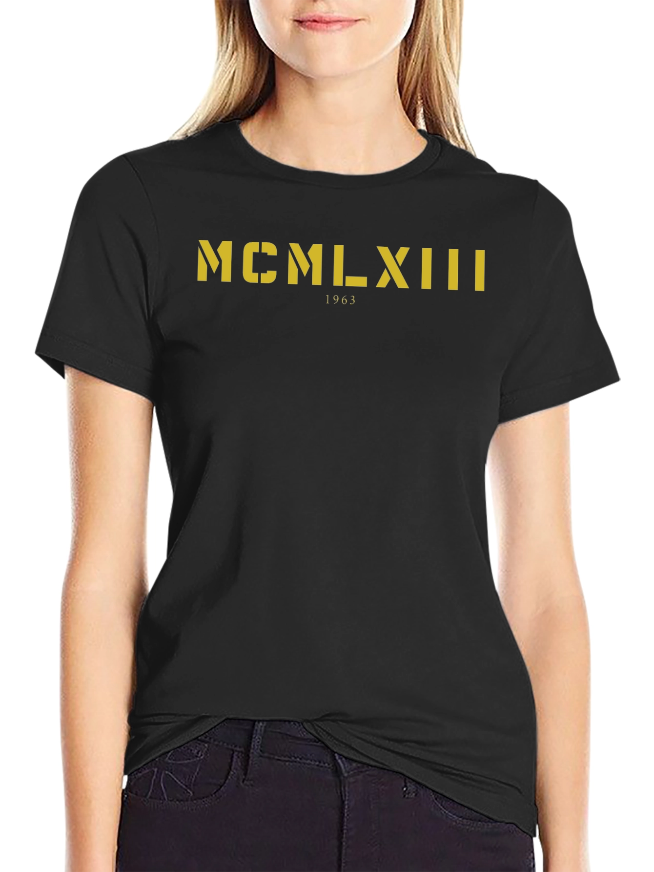 MCMLXIII 1963 Graphic Tee - Mens Black T-Shirt