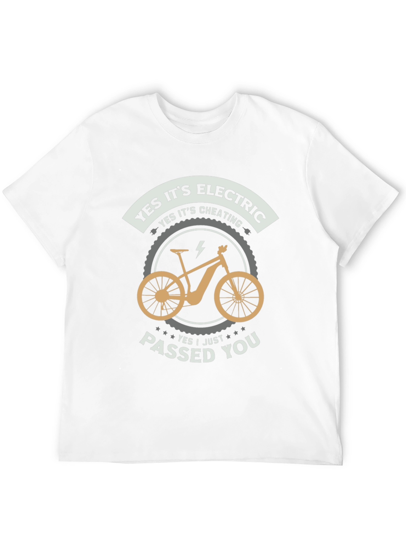 Electric Bike T-Shirt - Yes Its Cheating