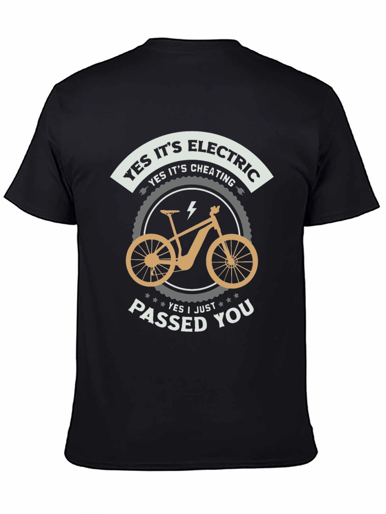 Electric Bike T-Shirt - Yes Its Cheating