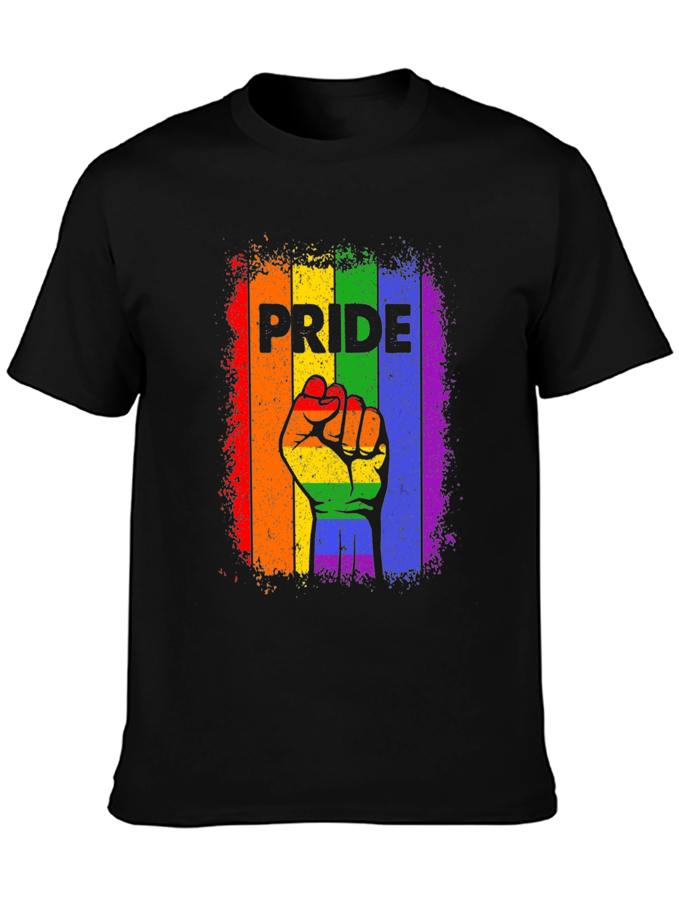 Pride Rainbow Fist Graphic Tee