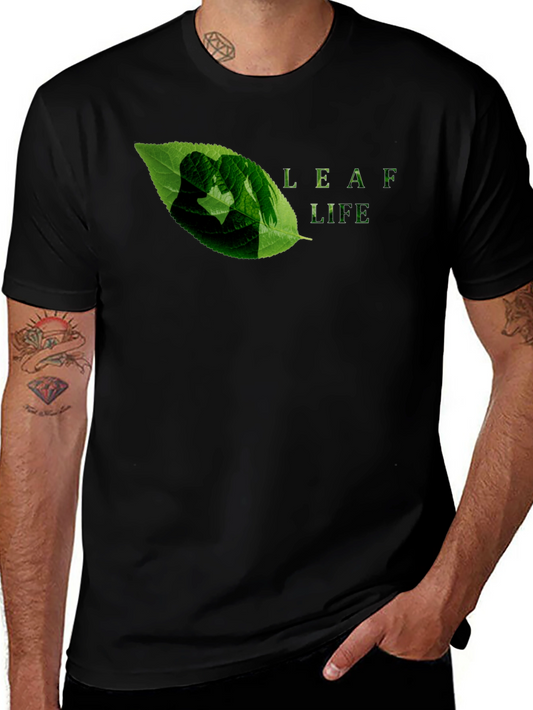 Leaf Life Graphic Tee - Eco-Friendly Design