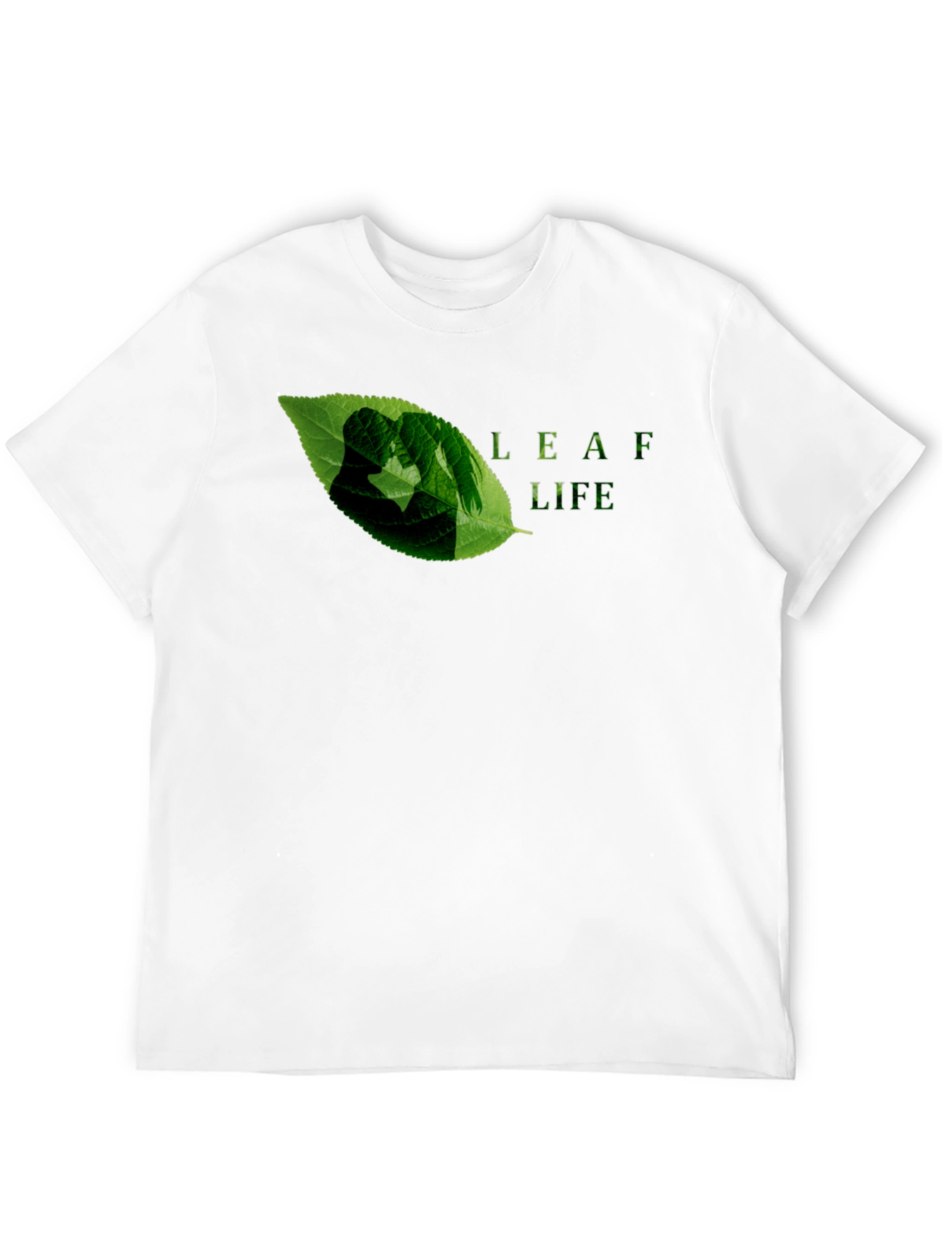Leaf Life Graphic Tee - Eco-Friendly Design