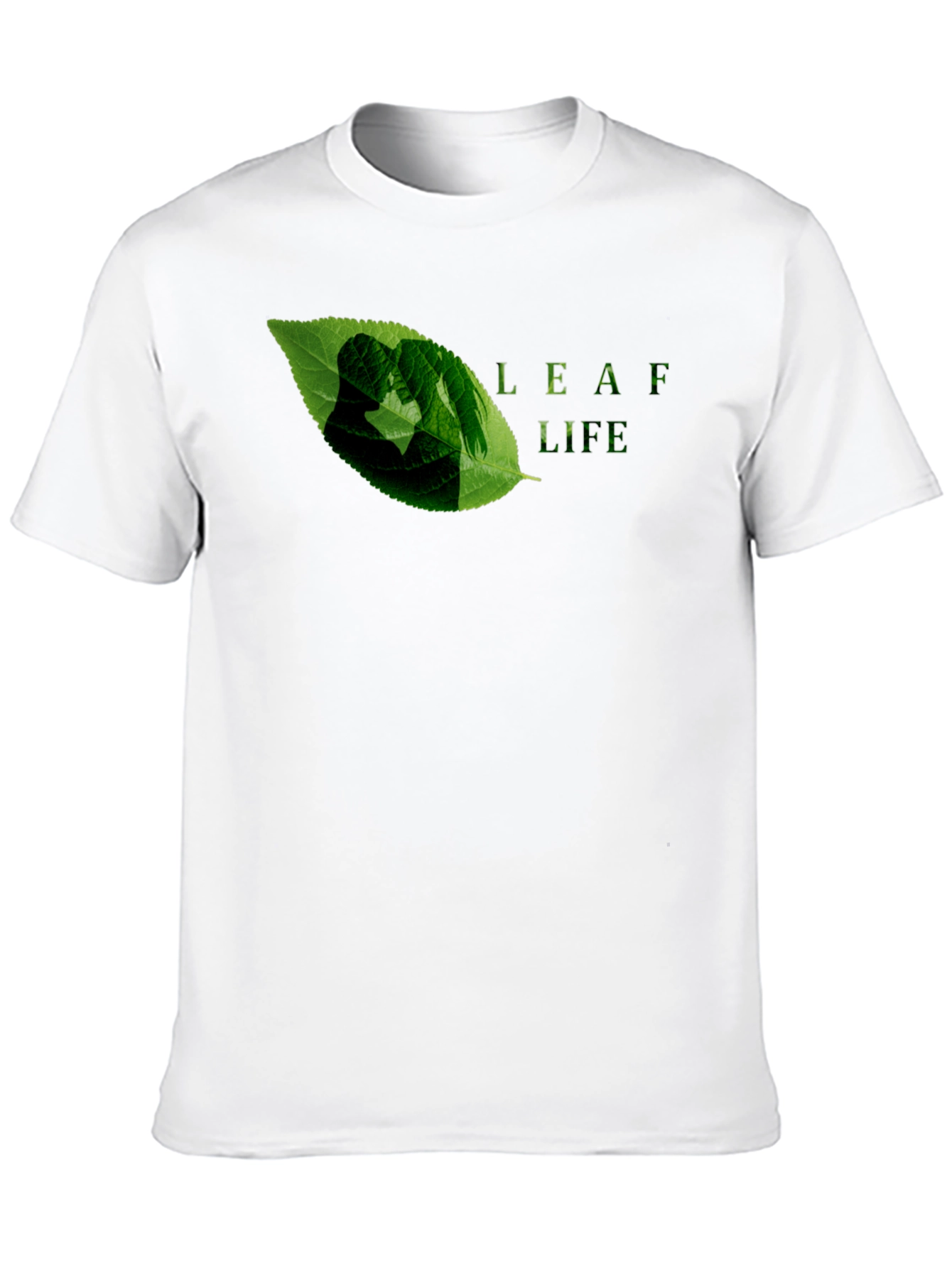 Leaf Life Graphic Tee - Eco-Friendly Design