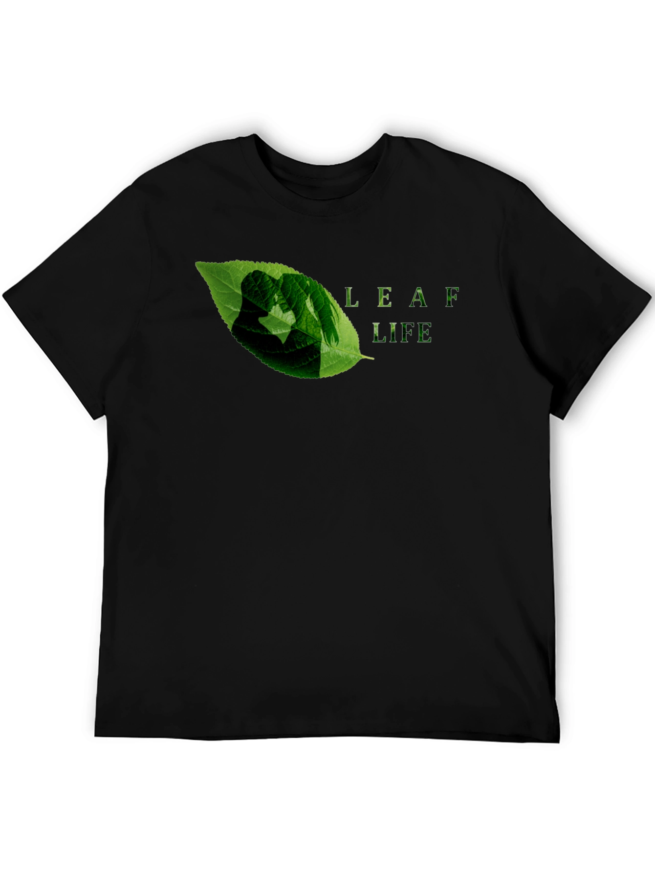 Leaf Life Graphic Tee - Eco-Friendly Design