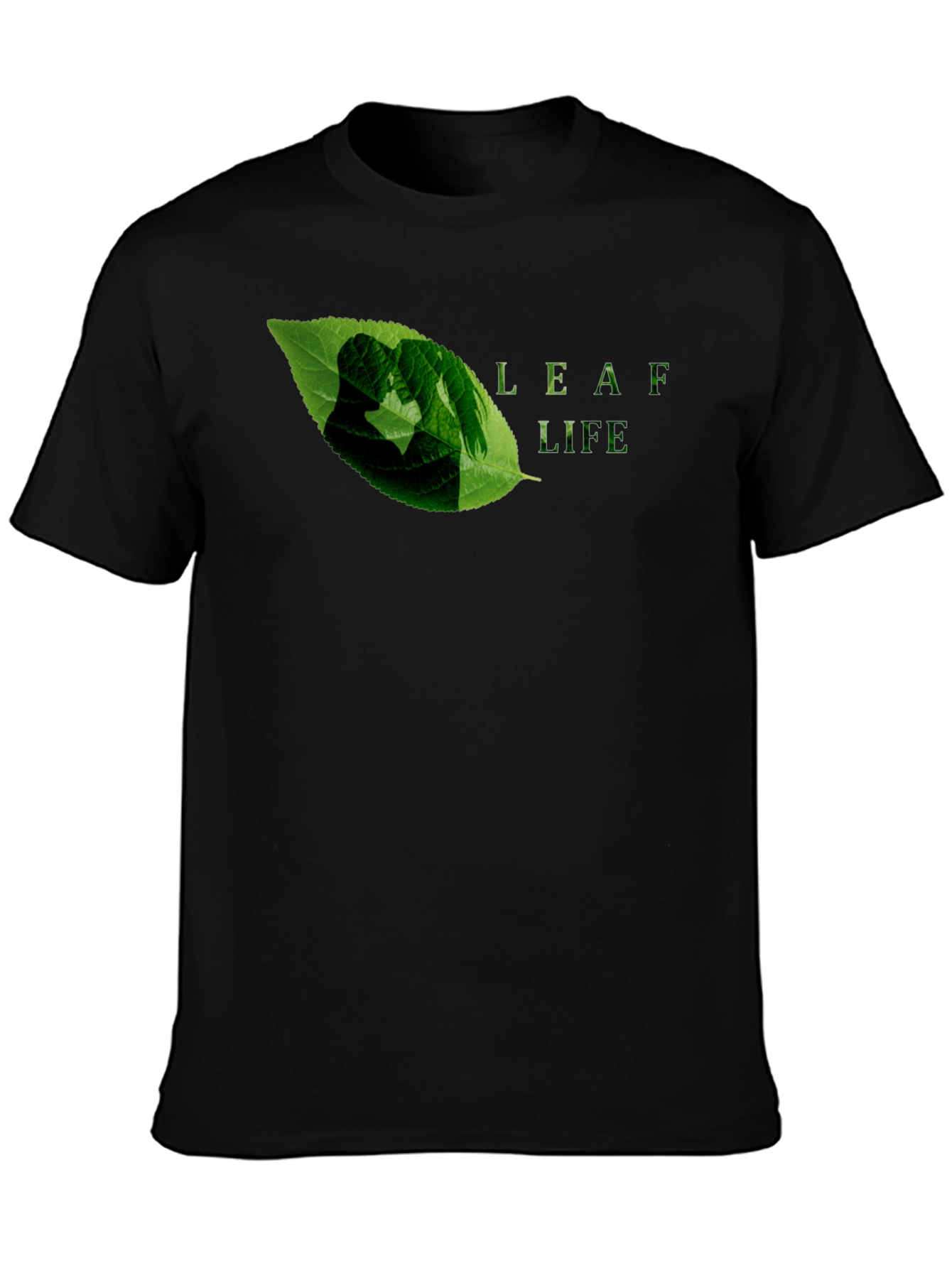 Leaf Life Graphic Tee - Eco-Friendly Design