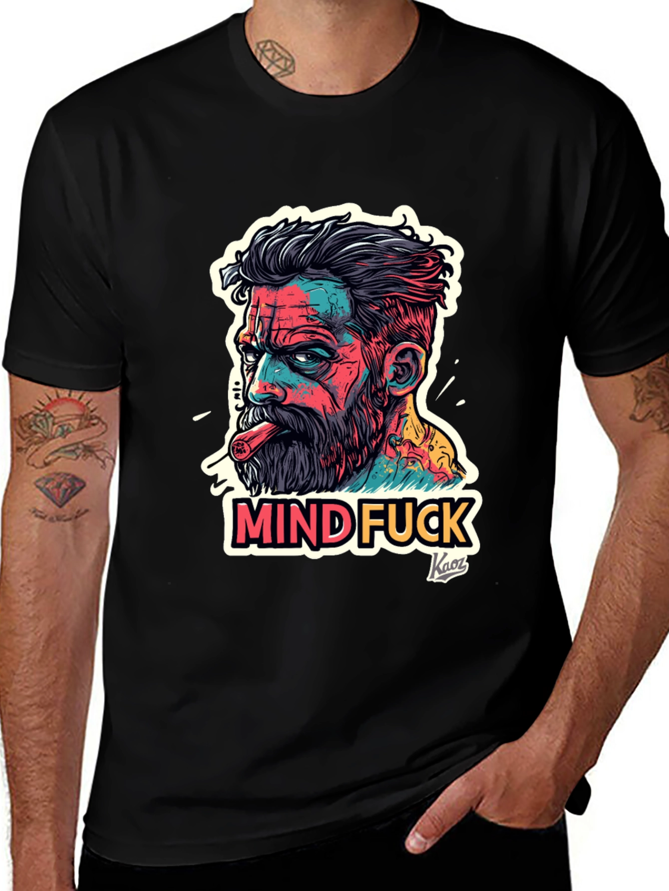Mindf*ck Graphic Tee - Edgy Streetwear