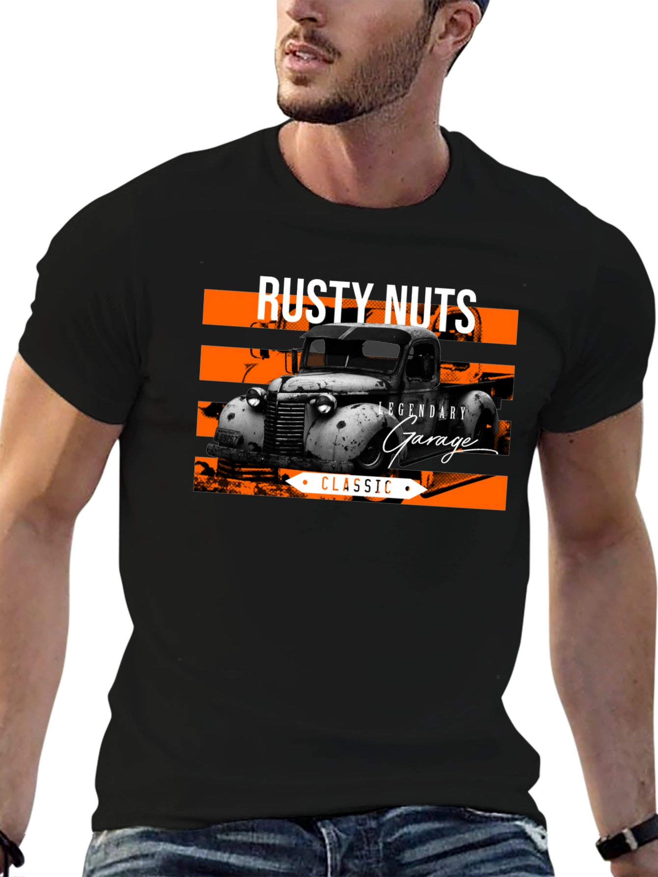 Rusty Nuts Garage Graphic Tee - Classic Truck