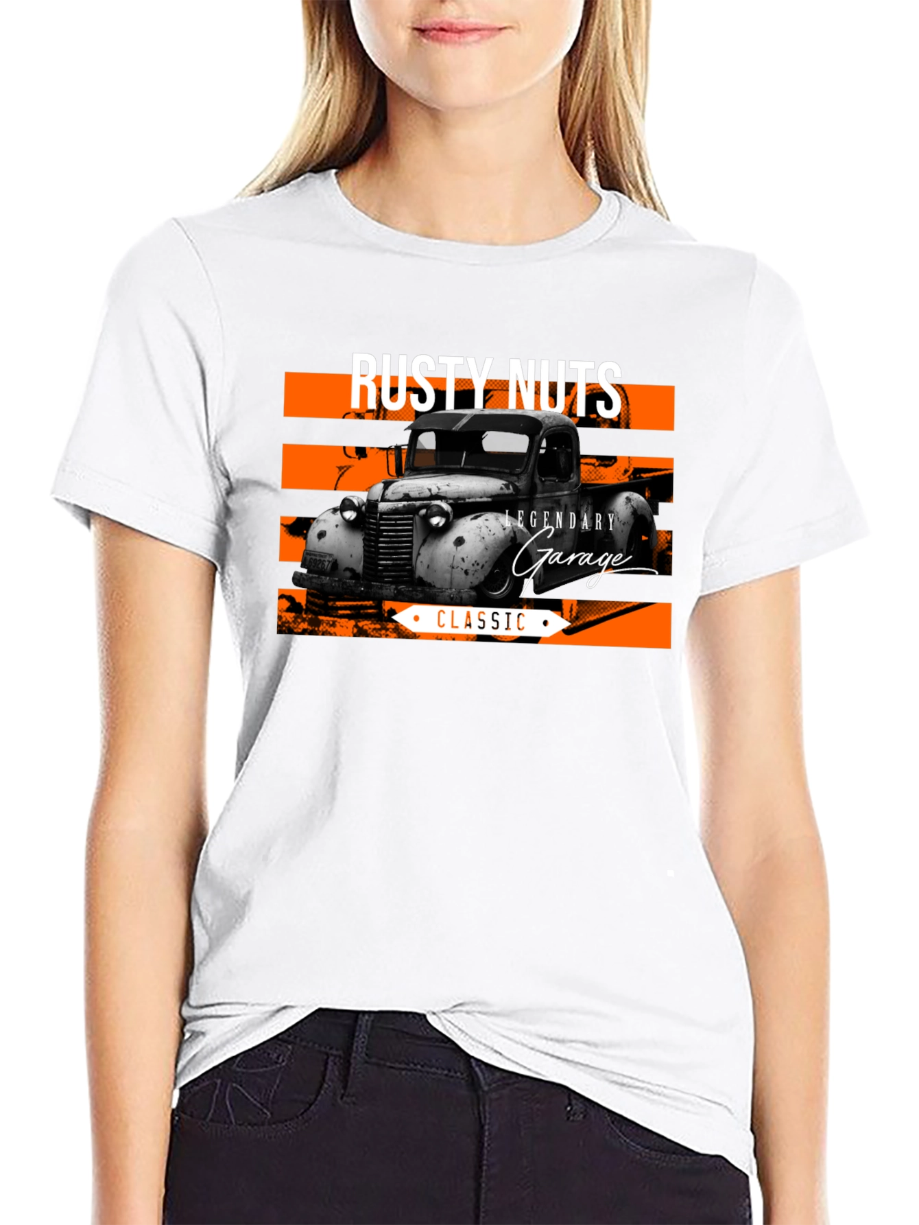 Rusty Nuts Garage Graphic Tee - Classic Truck