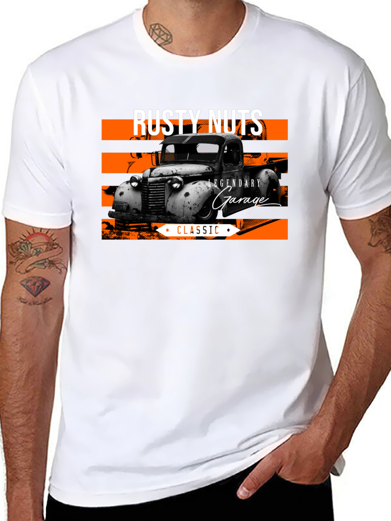 Rusty Nuts Garage Graphic Tee - Classic Truck