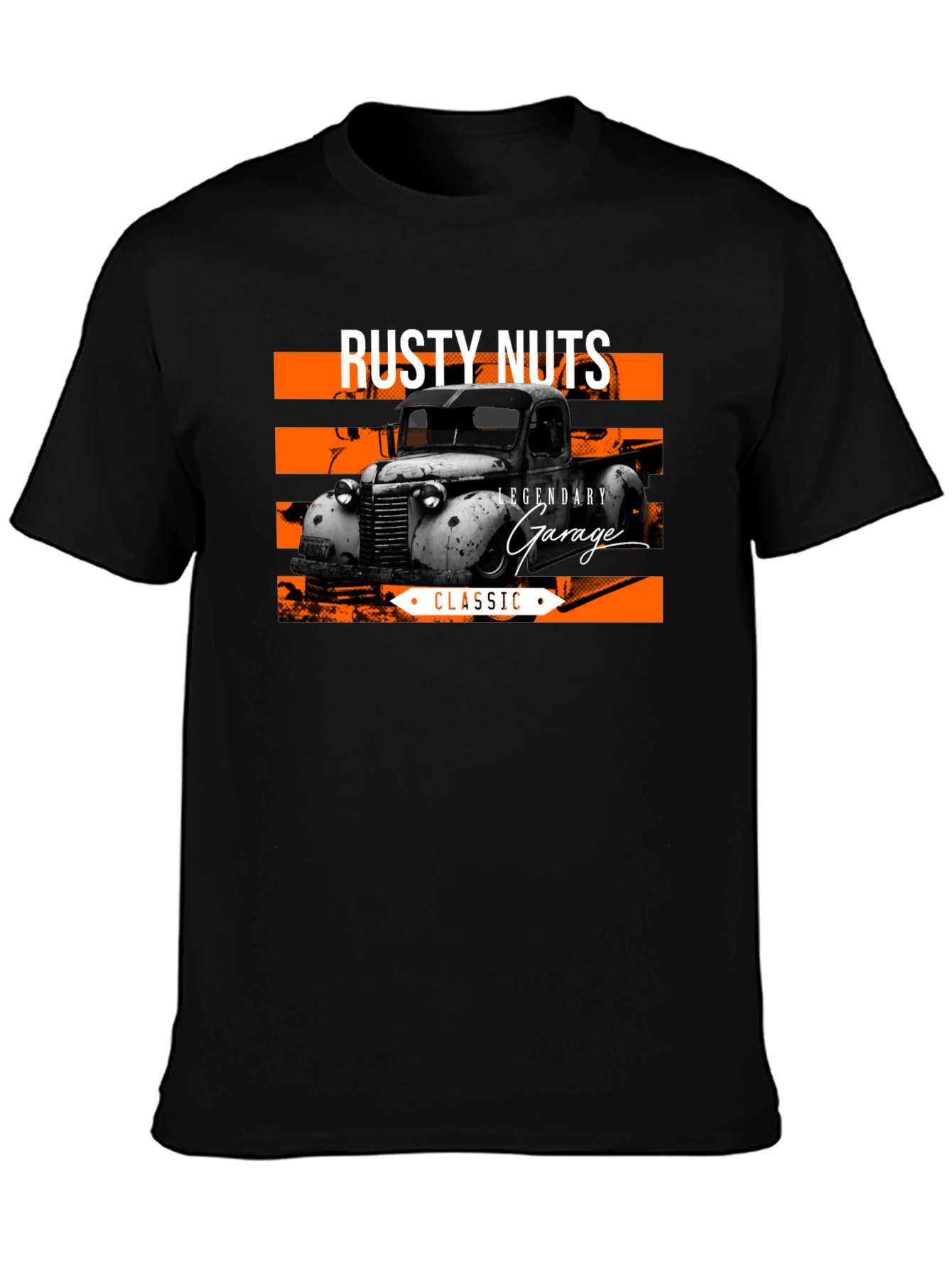 Rusty Nuts Garage Graphic Tee - Classic Truck