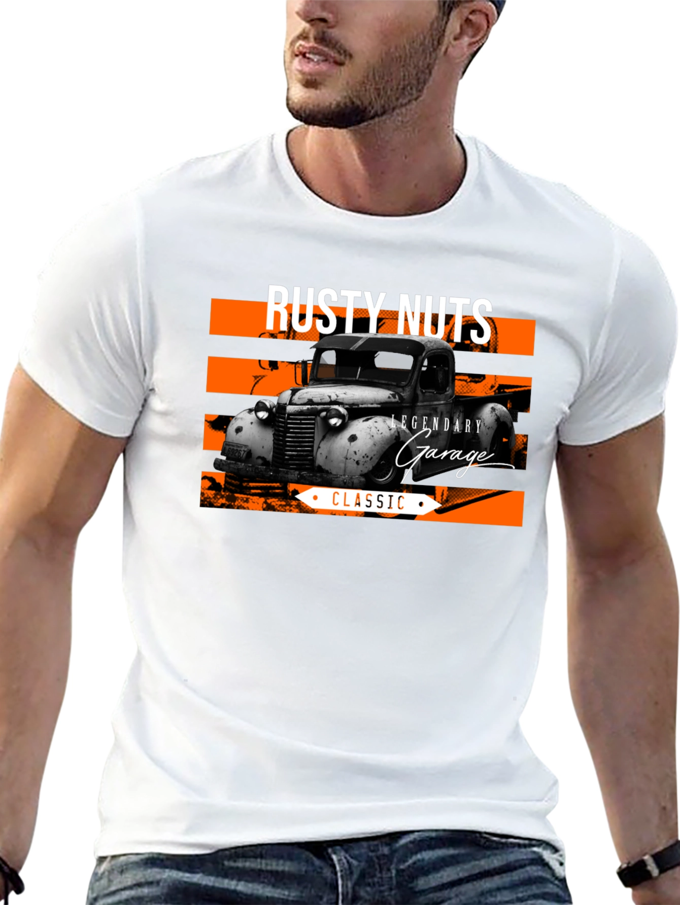 Rusty Nuts Garage Graphic Tee - Classic Truck