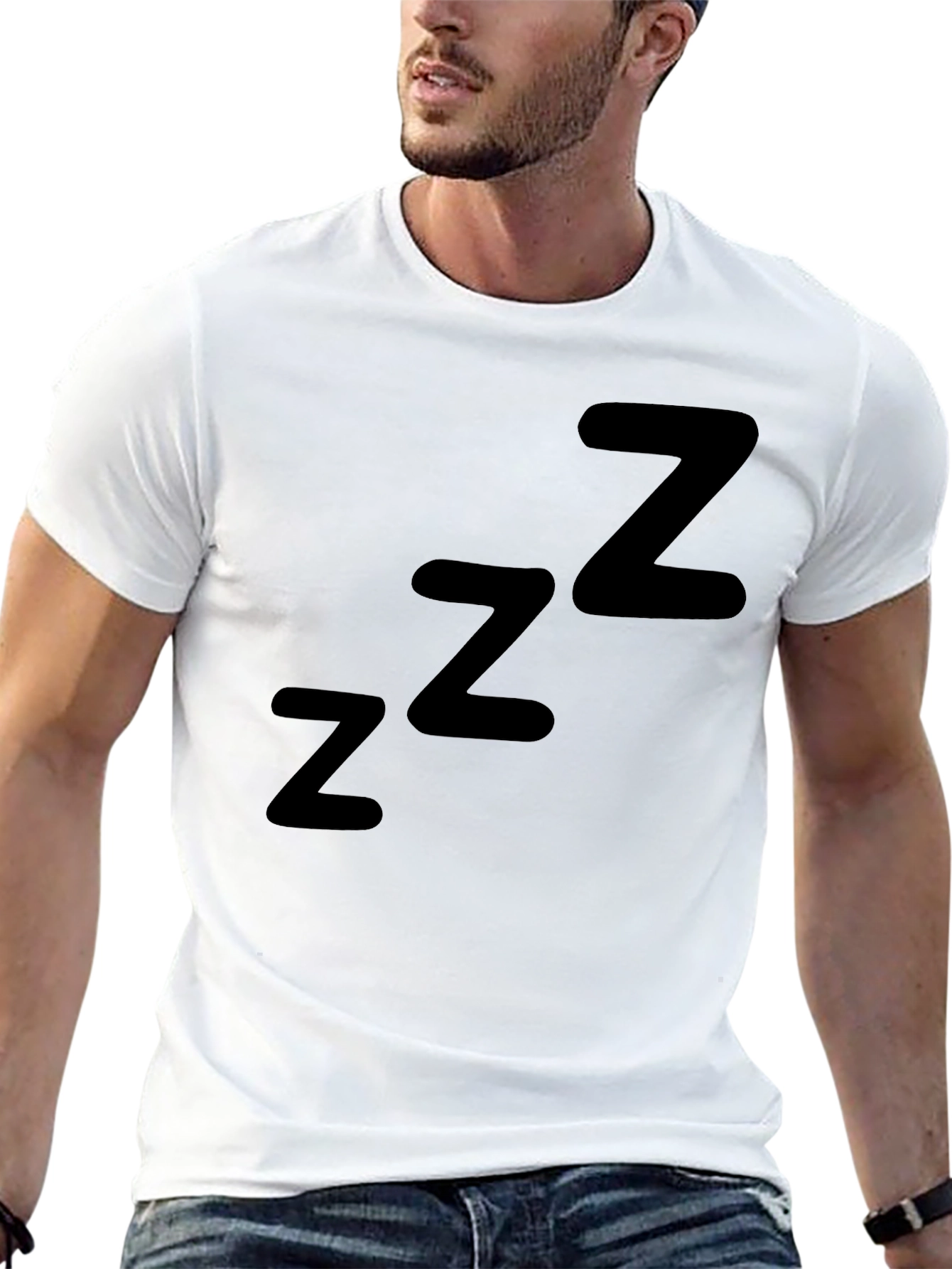 Mens Black Sleepy Z T-Shirt