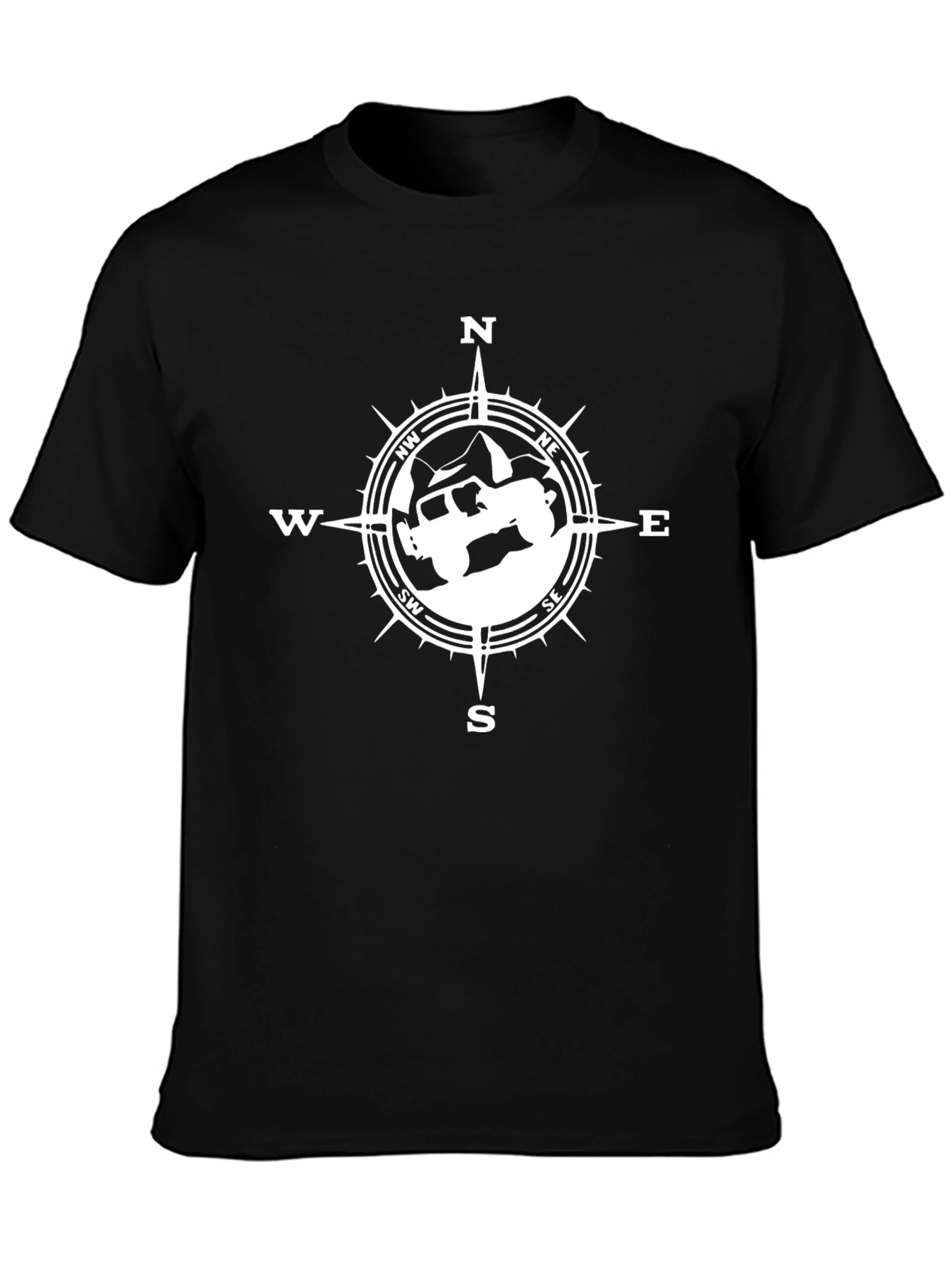 Off-Road Compass Graphic Tee - Adventure Awaits!