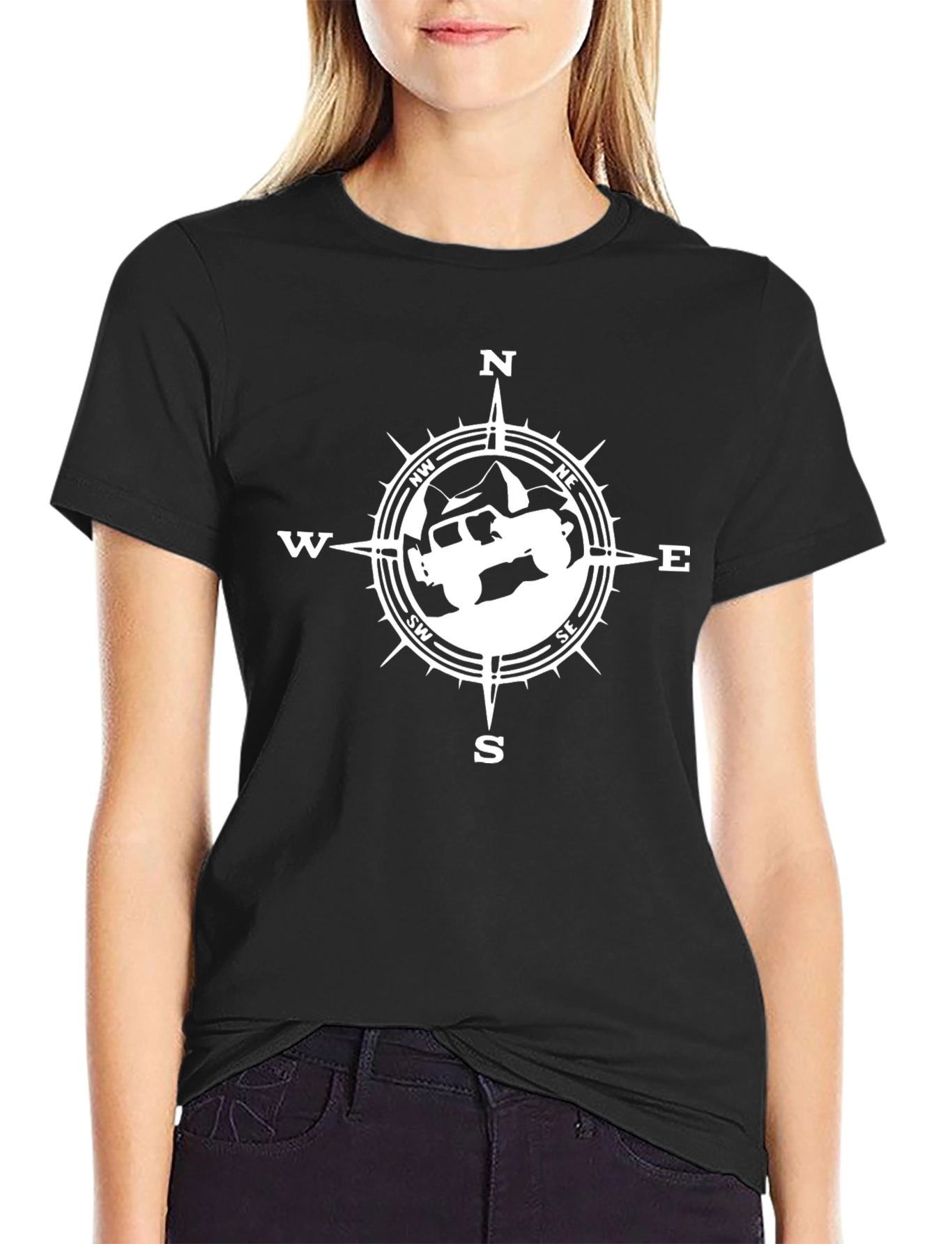 Off-Road Compass Graphic Tee - Adventure Awaits!