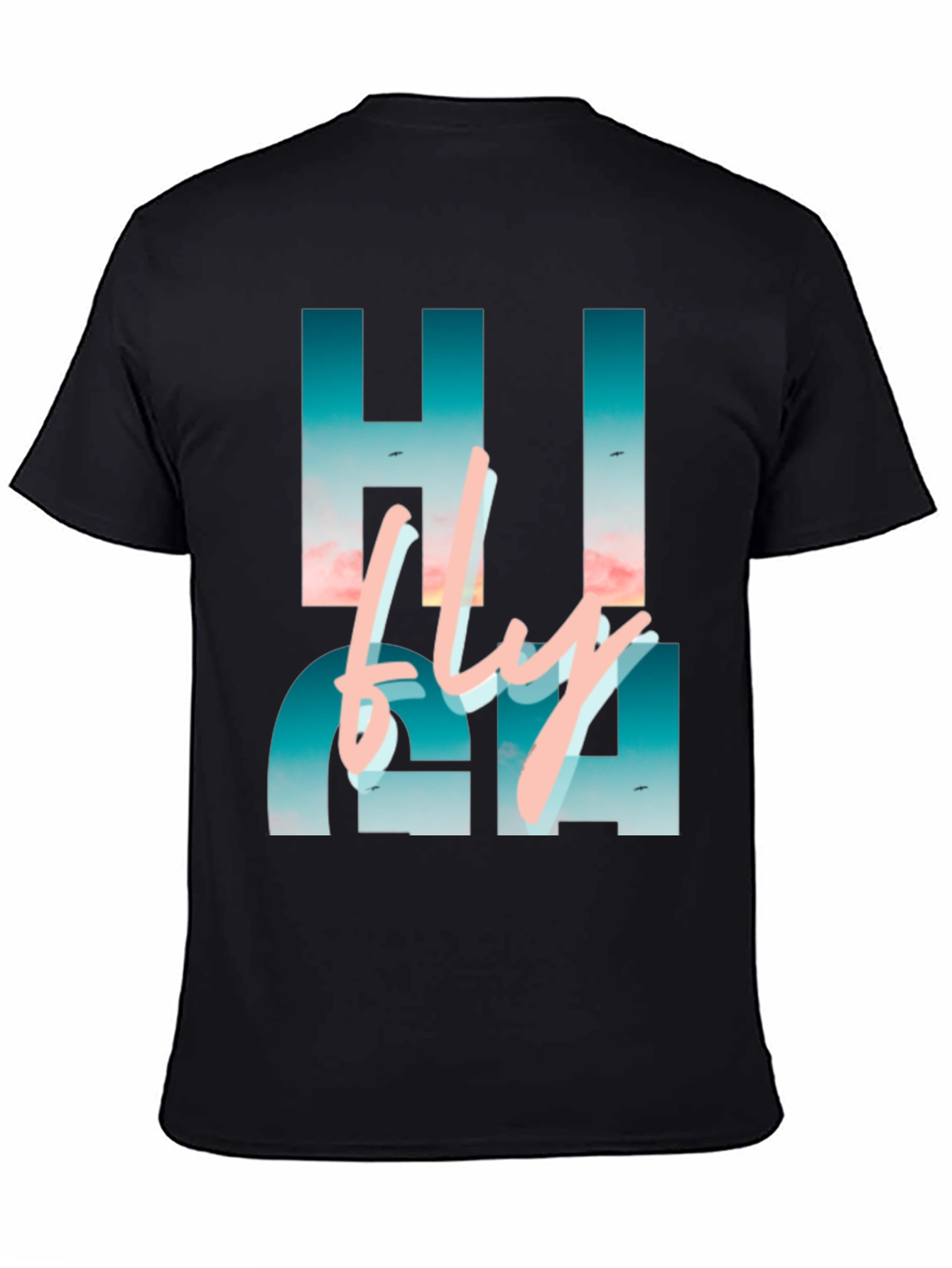 Hi Fly Black Graphic Tee