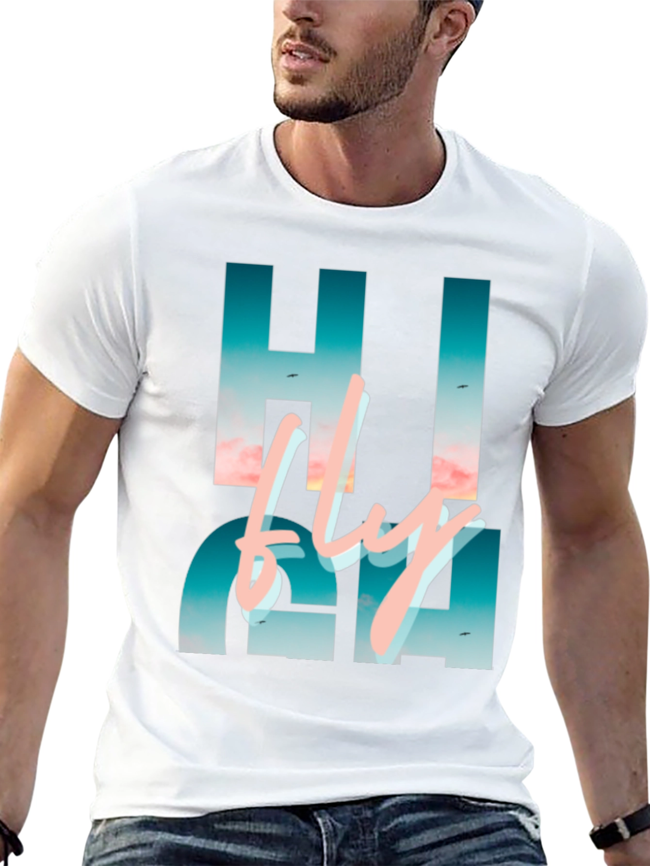 Hi Fly Black Graphic Tee