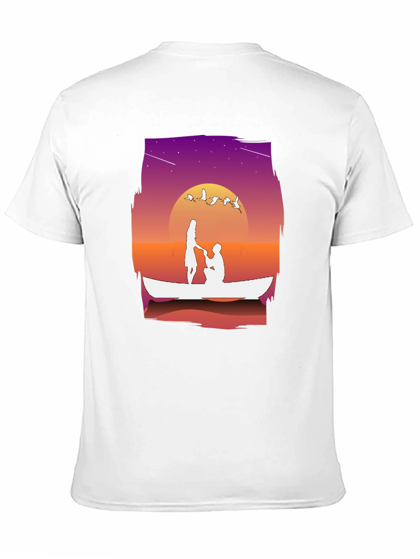 Romantic Proposal Boat Ride Graphic Tee