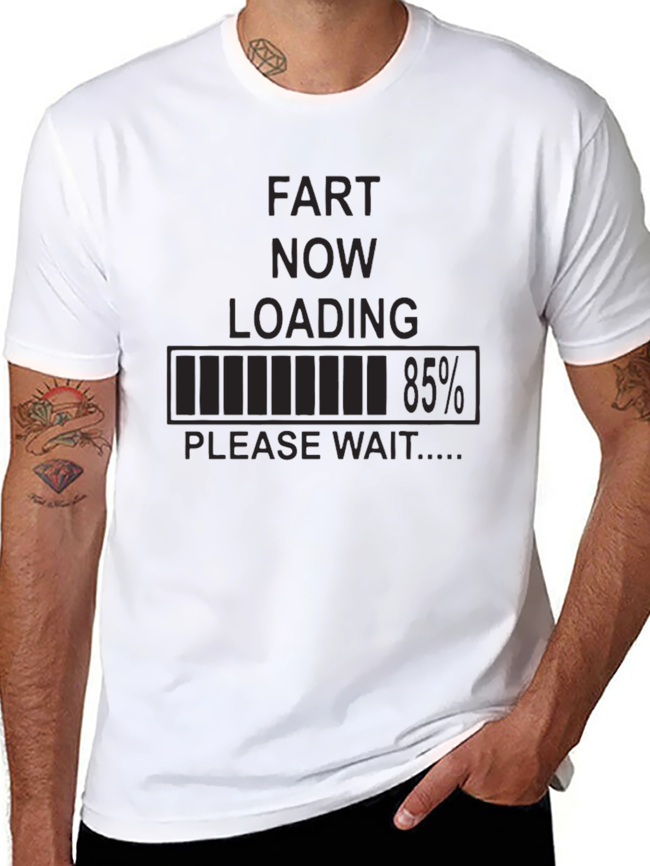 Fart Now Loading Funny Graphic T-Shirt