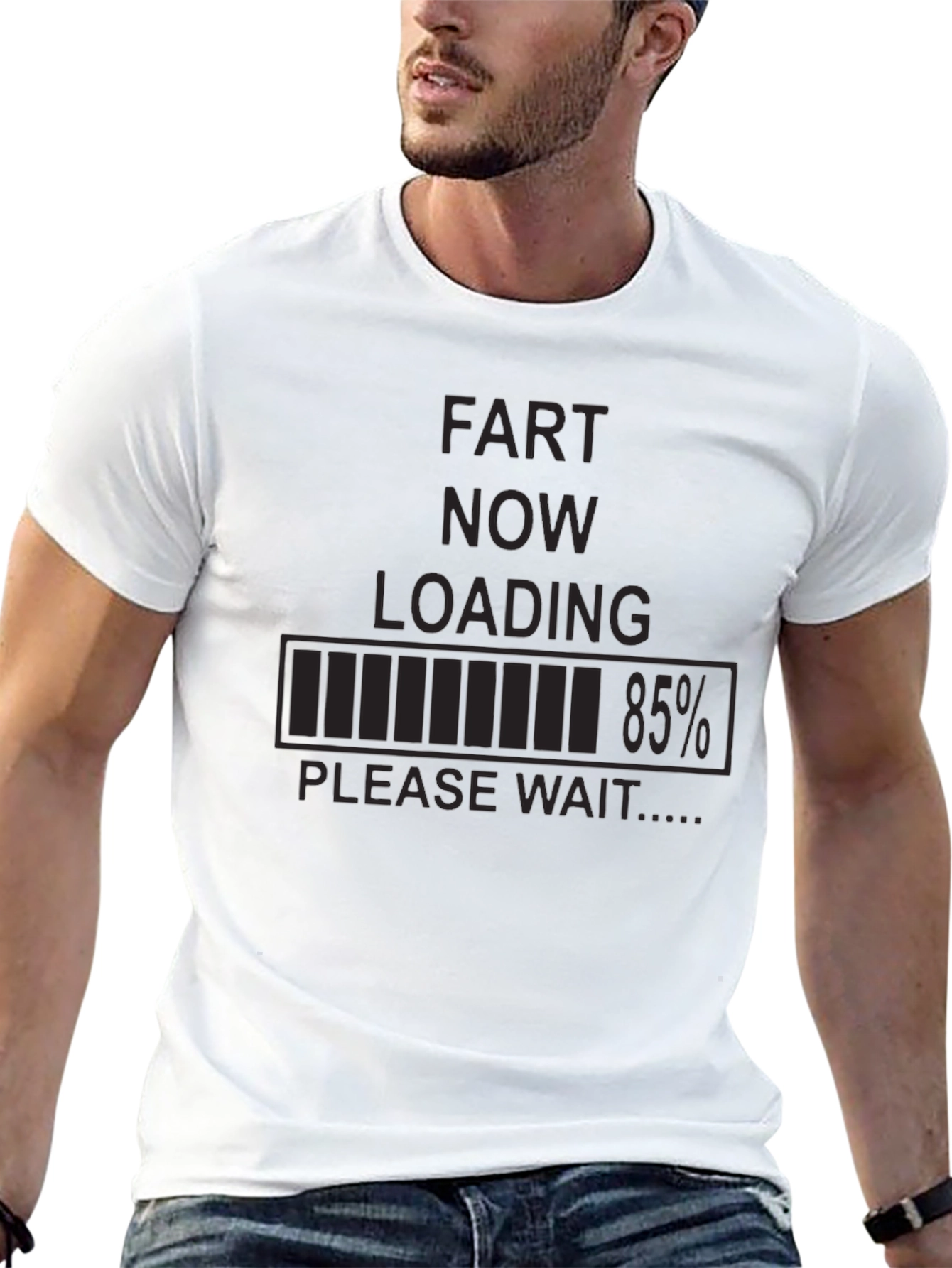 Fart Now Loading Funny Graphic T-Shirt