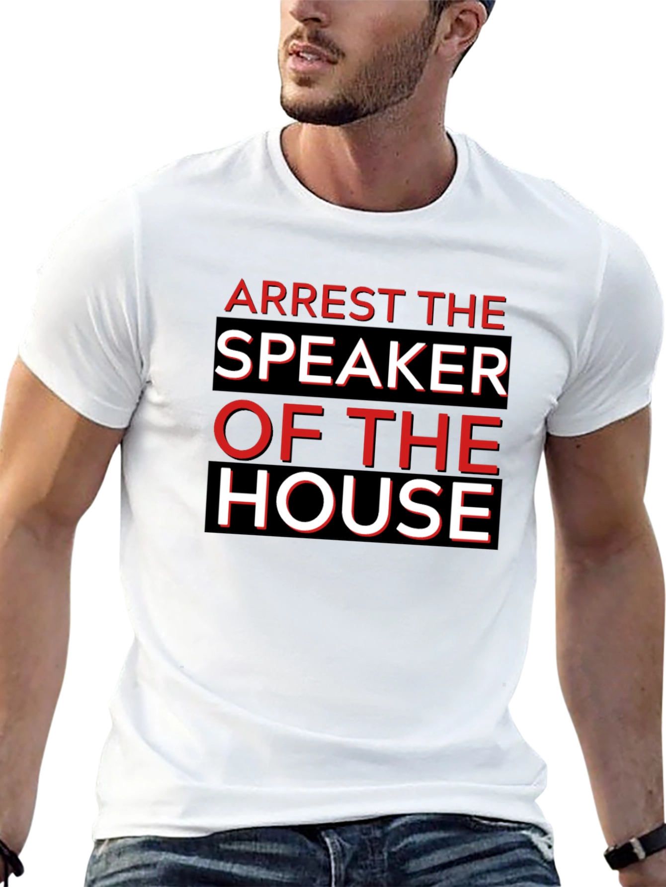 Arrest The Speaker of The House Black T-Shirt