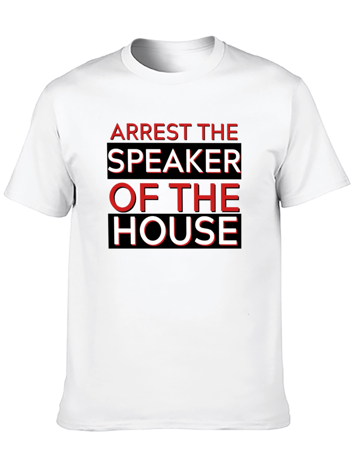 Arrest The Speaker of The House Black T-Shirt