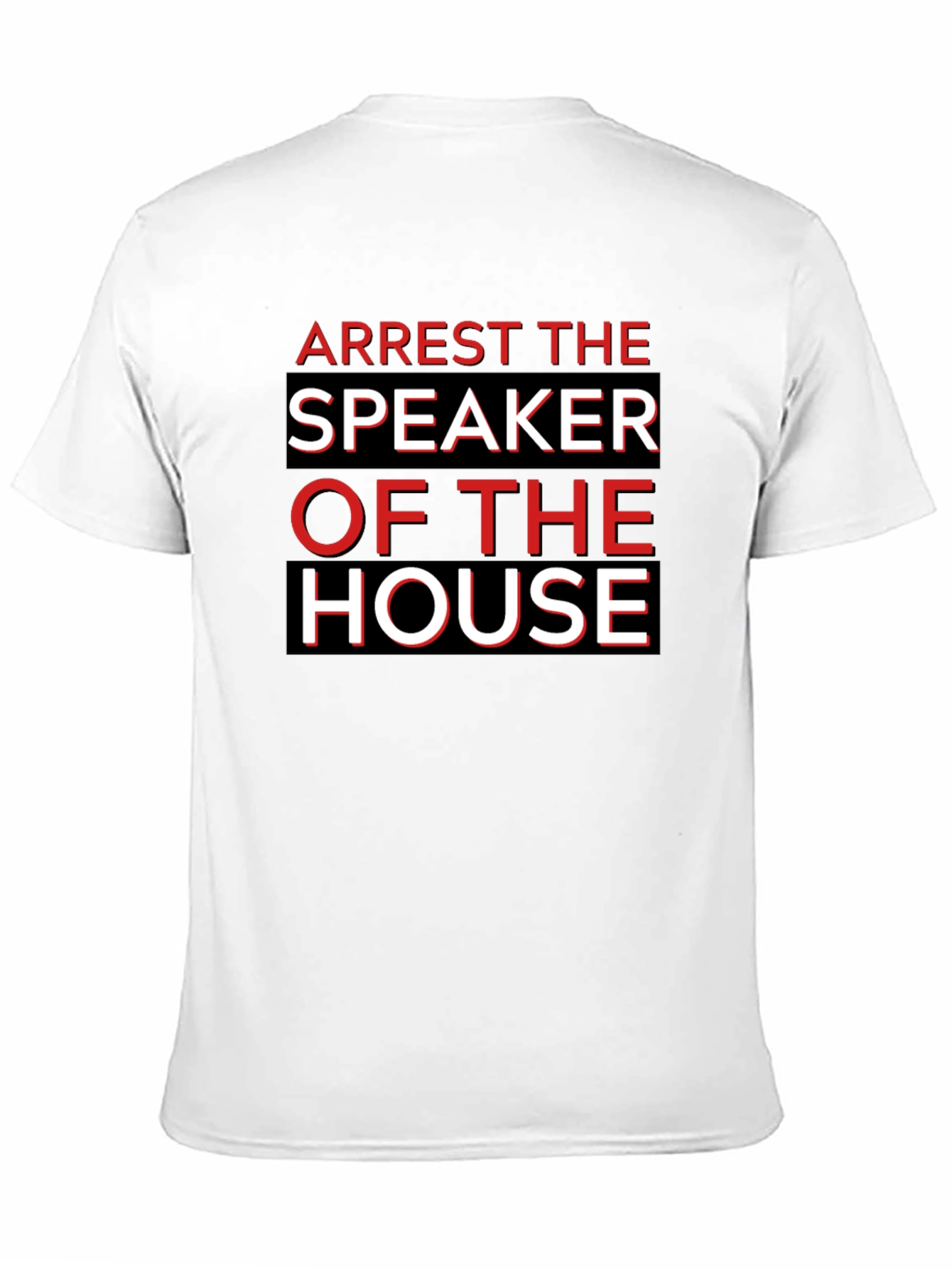 Arrest The Speaker of The House Black T-Shirt
