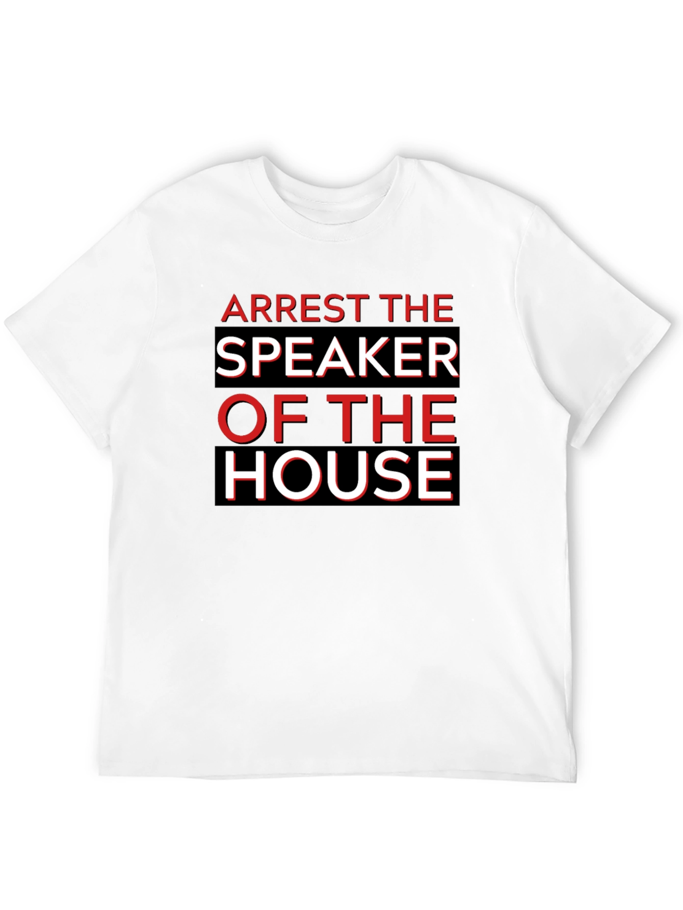 Arrest The Speaker of The House Black T-Shirt