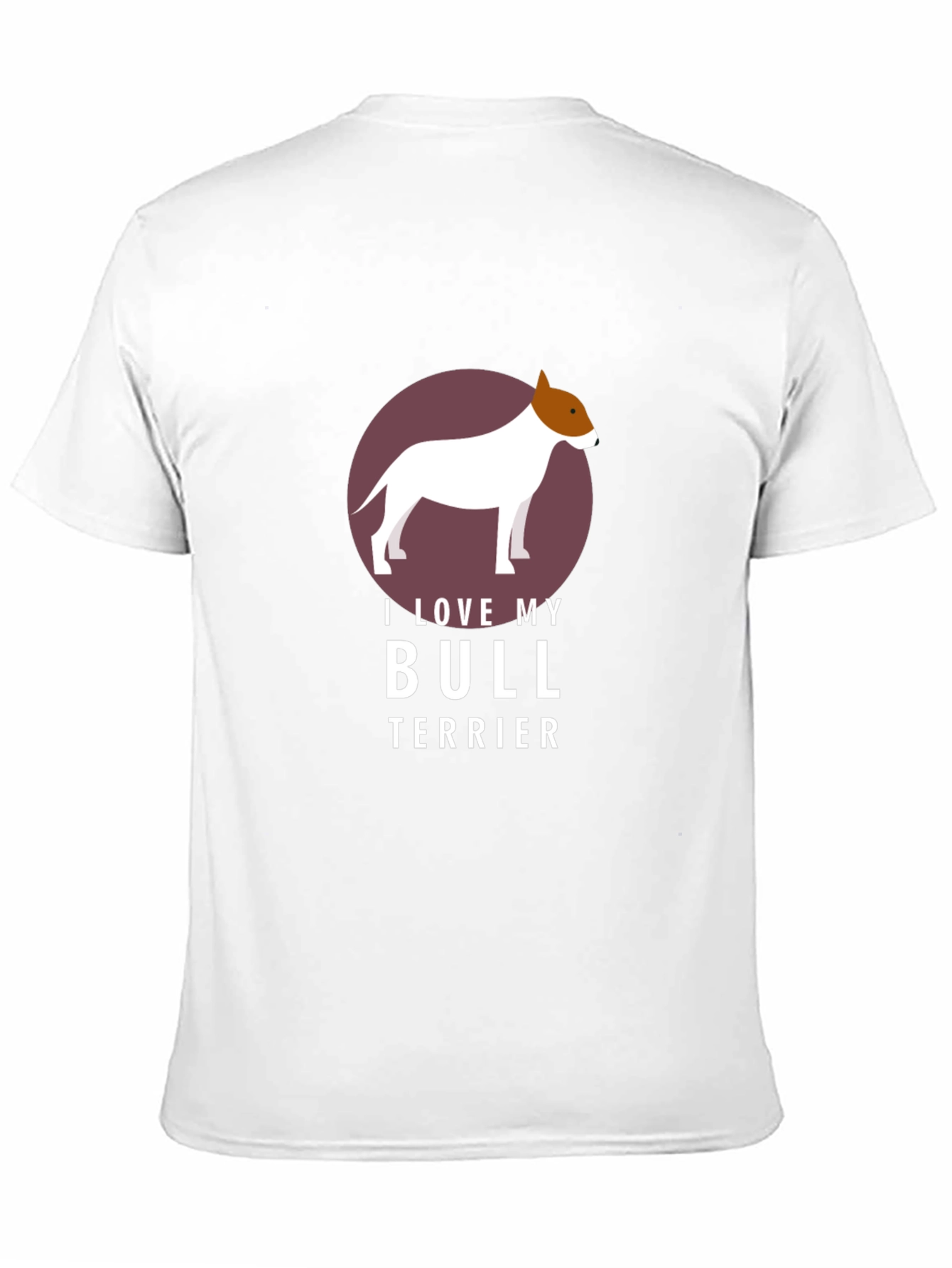I Love My Bull Terrier Graphic T-Shirt