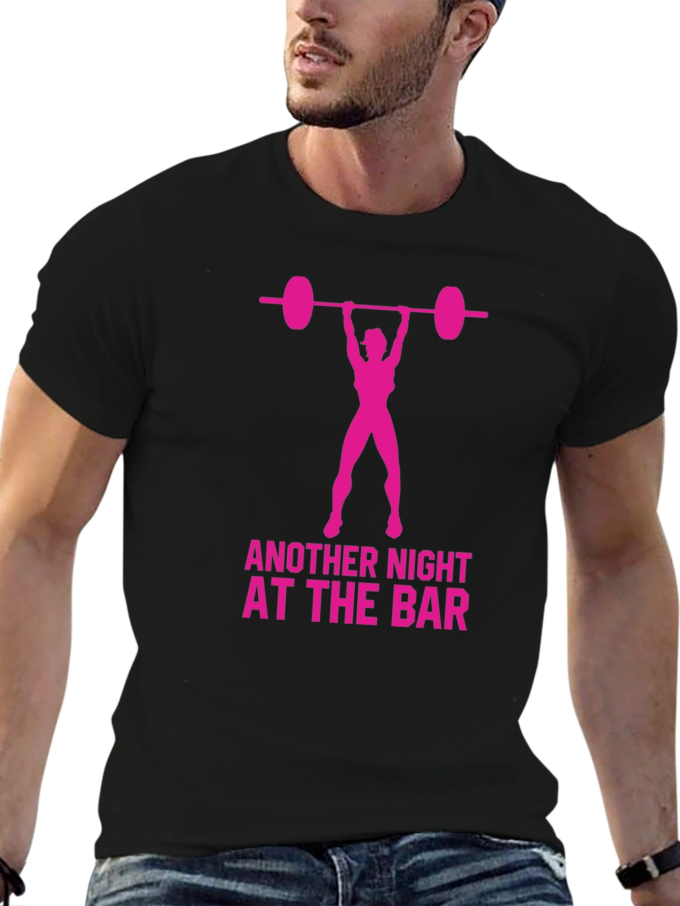Funny Gym T-Shirt: Another Night at the Bar