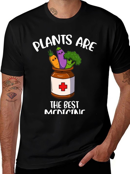 Plants are The Best Medicine Graphic T-Shirt