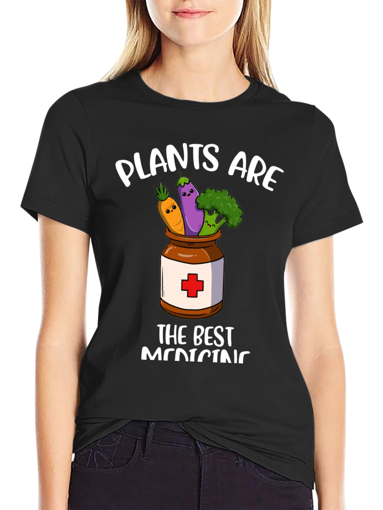 Plants are The Best Medicine Graphic T-Shirt