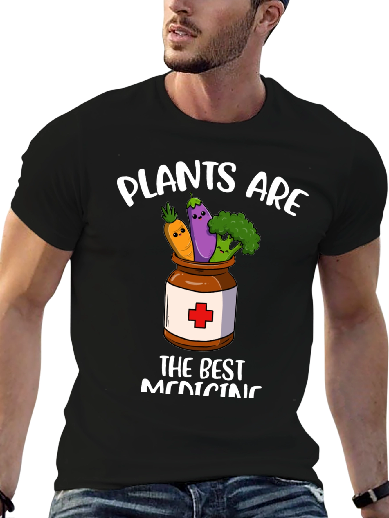 Plants are The Best Medicine Graphic T-Shirt