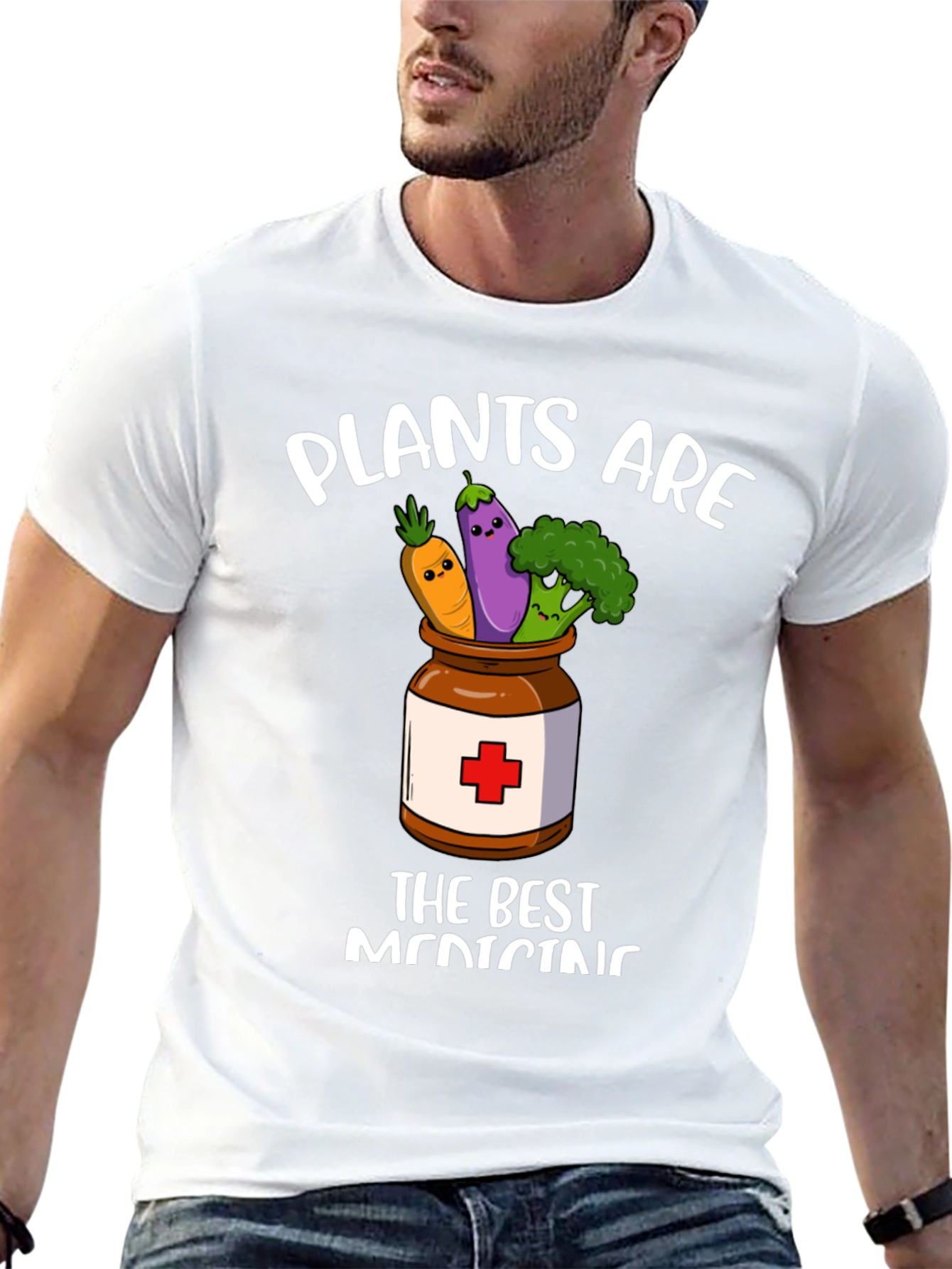 Plants are The Best Medicine Graphic T-Shirt